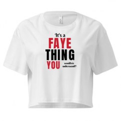 Ladies Festival Cali Crop Top Tee