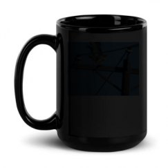 15oz Black Glossy Mug
