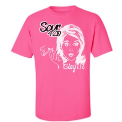 Unisex Ultra Cotton Safety Neon Crewneck Tee