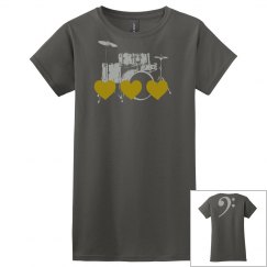 Love for music women top