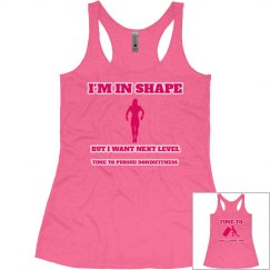 DONDIFITNESS LADIES RELAX RACERBACK TANK TOP