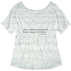 Ladies Flowy Slouchy Tee