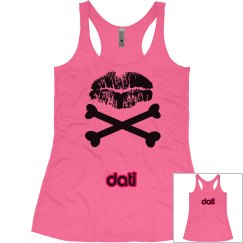 CW DATI RACERBACK VINTAGE PINK TANK