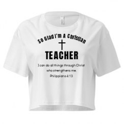 Ladies Festival Cali Crop Top Tee