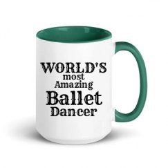 15oz Ceramic Mug with Color Inside