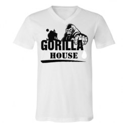 Unisex V-Neck Jersey Tee