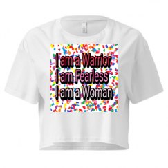 Ladies Festival Cali Crop Top Tee