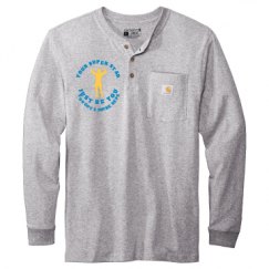 Unisex Carhartt Long Sleeve Henley Tee