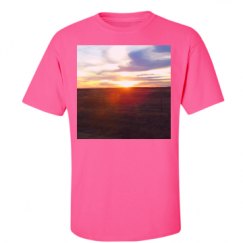 Unisex Ultra Cotton Safety Neon Crewneck Tee