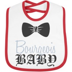 Infant Contrast Trim Bib