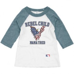 Toddler 3/4 Sleeve Raglan Tee