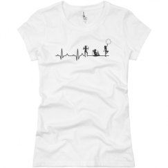Ladies Slim Fit Basic Promo Jersey Tee