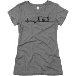 Ladies Slim Fit Super Soft Triblend Tee