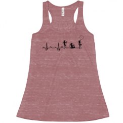 Ladies Flowy Racerback Tank