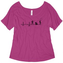 Ladies Flowy Slouchy Tee