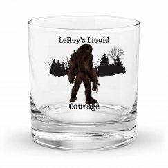Customized Liquid Courage Bigfoot Flask