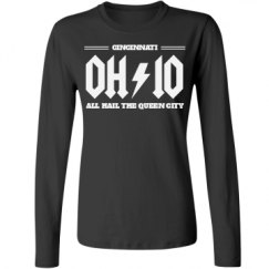 Ladies Relaxed Fit Basic Long Sleeve Tee