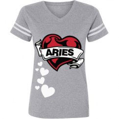 Ladies Relaxed Fit Vintage Sports Tee