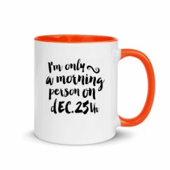 11oz Ceramic Mug with Color Inside