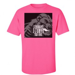 Unisex Ultra Cotton Safety Neon Crewneck Tee