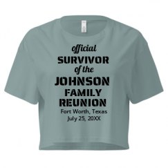 Ladies Festival Cali Crop Top Tee