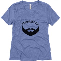 Ladies Relaxed Fit Super Soft Triblend V-Neck Tee