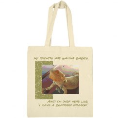 Bearded Dragon Luau Tote