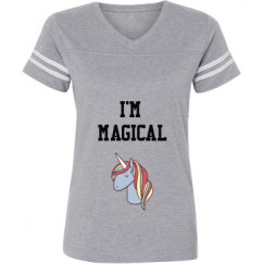 Ladies Relaxed Fit Vintage Sports Tee