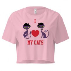 Ladies Festival Cali Crop Top Tee