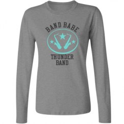Ladies Relaxed Fit Basic Long Sleeve Tee