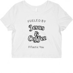 Ladies Slim Fit Crop Top Tee