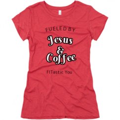Ladies Slim Fit Super Soft Triblend Tee
