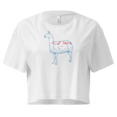 Ladies Festival Cali Crop Top Tee