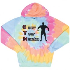 Unisex Tie-Dye Fleece Hoodie