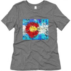 Ladies Relaxed Fit Super Soft Triblend Tee