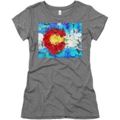 Ladies Slim Fit Super Soft Triblend Tee