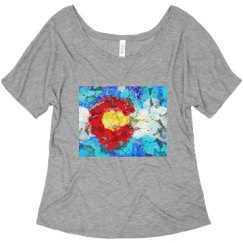 Ladies Flowy Slouchy Tee