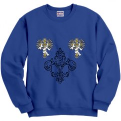 Unisex Film and Foil Crewneck Sweatshirt