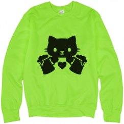 Unisex Neon Crewneck Sweatshirt