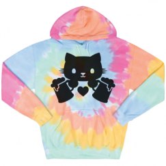 Unisex Tie-Dye Fleece Hoodie