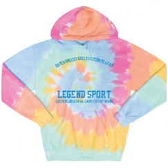 Unisex Tie-Dye Fleece Hoodie