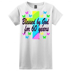 BLESSED BY GOD 60TH BIRTHDAY