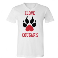 Unisex V-Neck Jersey Tee