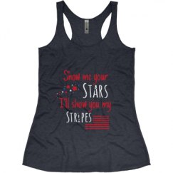Ladies Slim Fit Super Soft Racerback Triblend Tank