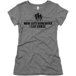 Ladies Slim Fit Super Soft Triblend Tee