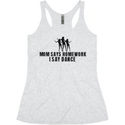 Ladies Slim Fit Super Soft Racerback Triblend Tank