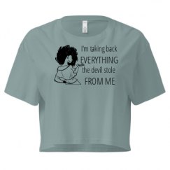 Ladies Festival Cali Crop Top Tee