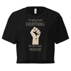 Ladies Festival Cali Crop Top Tee