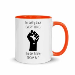 11oz Ceramic Mug with Color Inside