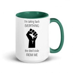 15oz Ceramic Mug with Color Inside